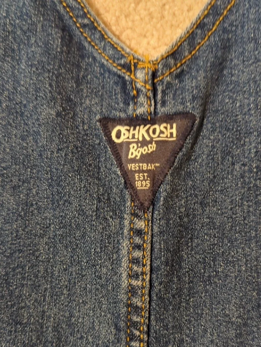 OshKosh Bgosh denim bib